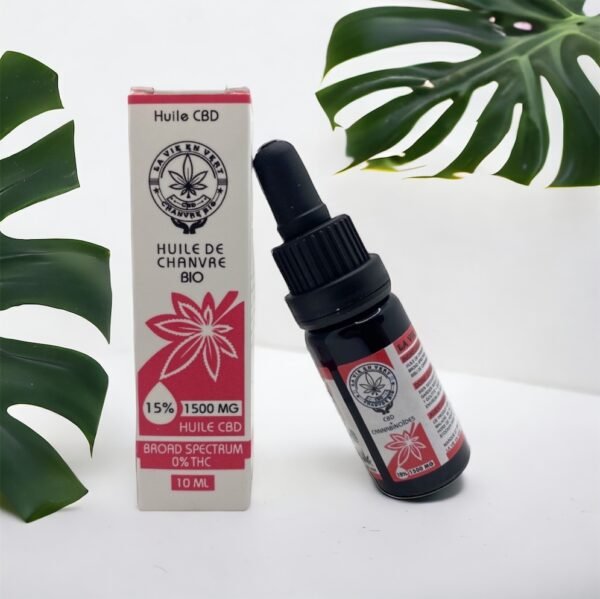 Huile de Chanvre bio 15%